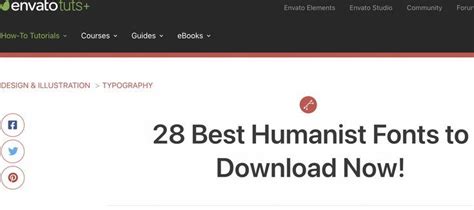 27 Best Humanist Fonts to Download Now! .